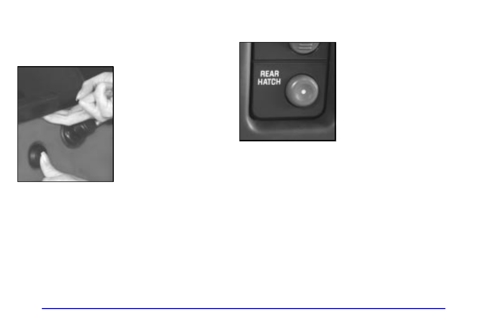 Liftgate release, Remote liftglass release, Theft | Oldsmobile 2001 Bravada User Manual | Page 79 / 371