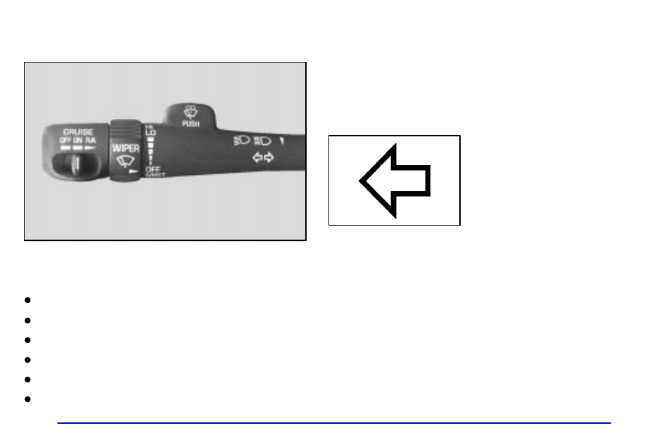 Turn signal/multifunction lever, Turn and lane change signals | Oldsmobile 2001 Bravada User Manual | Page 97 / 371