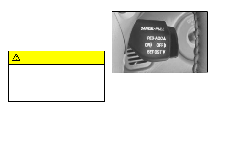 Setting cruise control, Caution | Oldsmobile 2001 Aurora User Manual | Page 112 / 376
