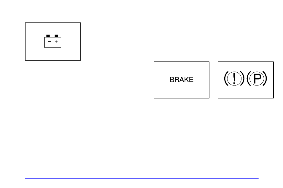 Battery warning light, Brake system warning light | Oldsmobile 2001 Aurora User Manual | Page 139 / 376