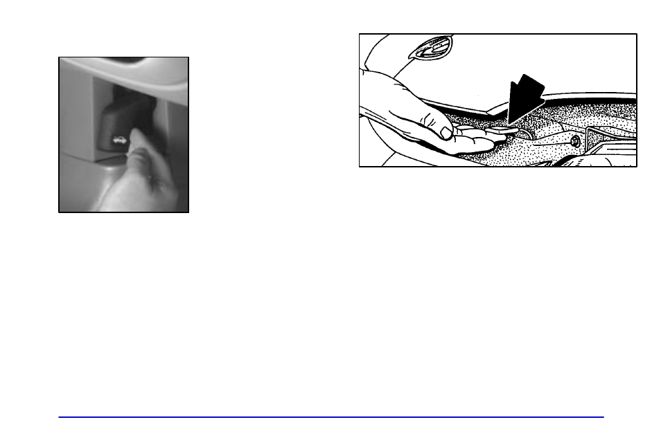 Hood release | Oldsmobile 2001 Aurora User Manual | Page 266 / 376