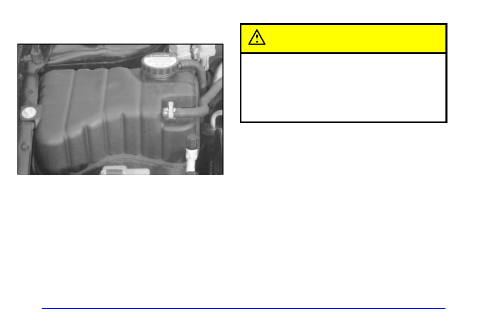 Checking coolant, Caution | Oldsmobile 2001 Aurora User Manual | Page 283 / 376