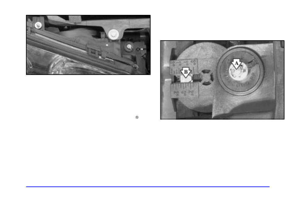 Headlamp horizontal aiming | Oldsmobile 2001 Aurora User Manual | Page 296 / 376