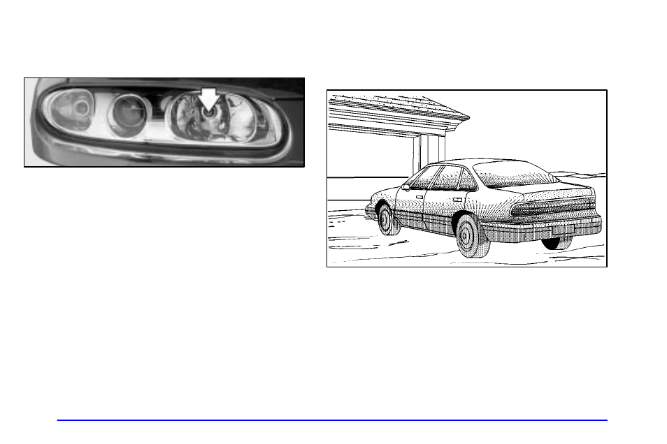 Headlamp vertical aiming | Oldsmobile 2001 Aurora User Manual | Page 297 / 376