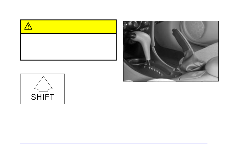 Shift speeds, Up-shift light (manual transaxle) (if equipped), Parking brake | Caution | Oldsmobile 2001 Alero User Manual | Page 101 / 340