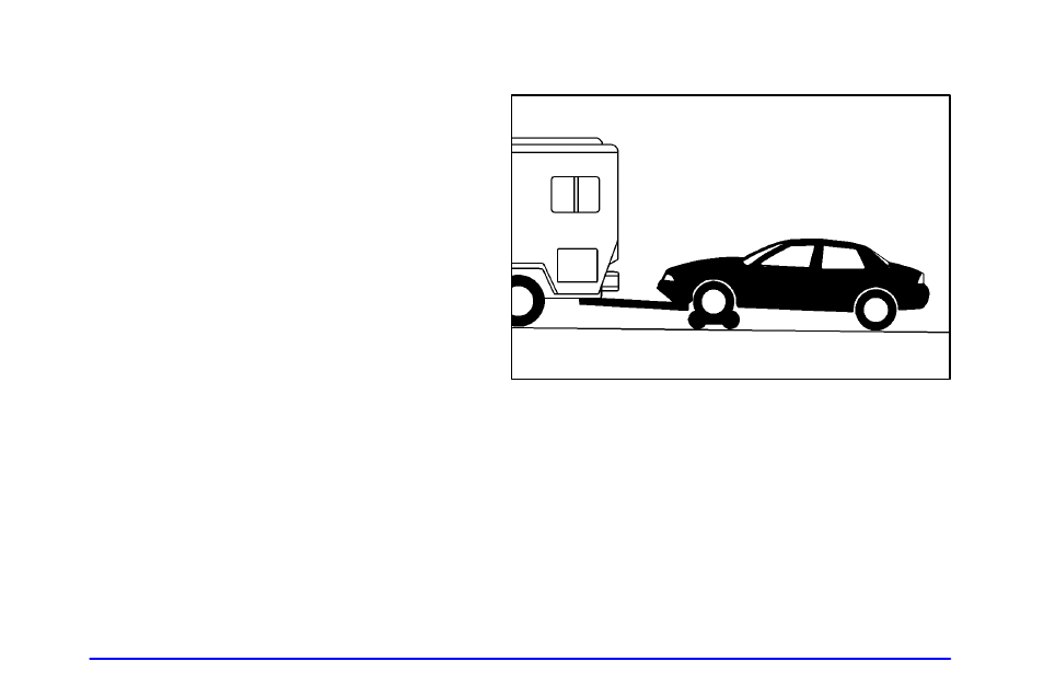 Recreational vehicle towing, Towing your vehicle from the front | Oldsmobile 2001 Alero User Manual | Page 197 / 340