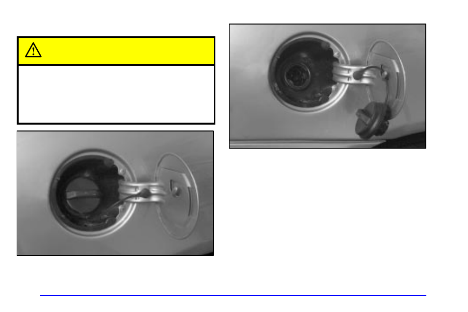 Filling your tank, Filling your tank caution | Oldsmobile 2001 Alero User Manual | Page 244 / 340