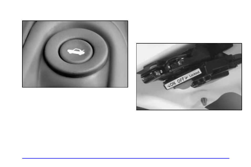 Remote trunk release, Remote trunk release lockout (if equipped) | Oldsmobile 2001 Alero User Manual | Page 87 / 340