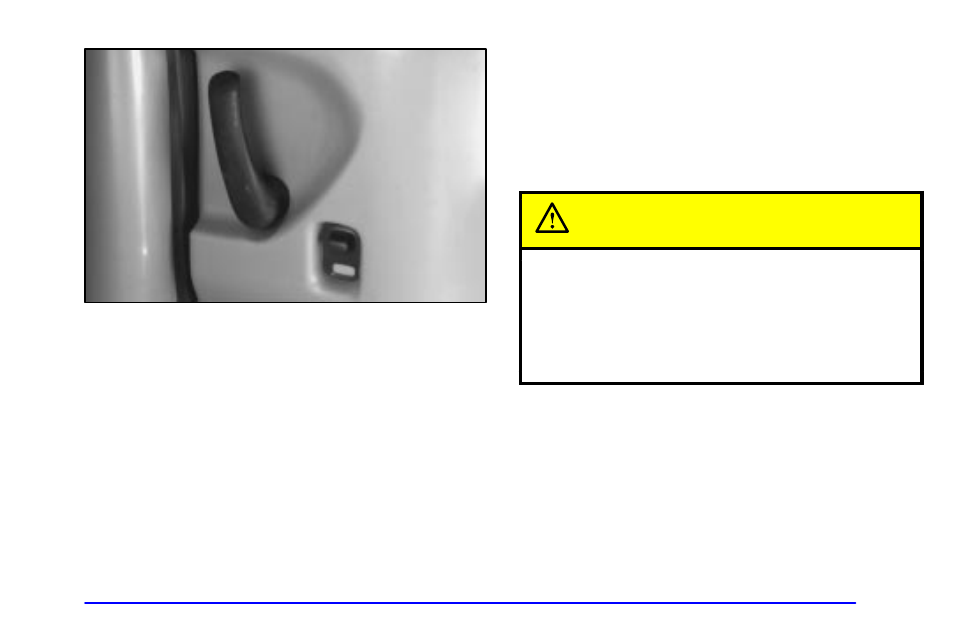 Power sliding door (option), Caution | Oldsmobile 2000 Silhouette User Manual | Page 129 / 422