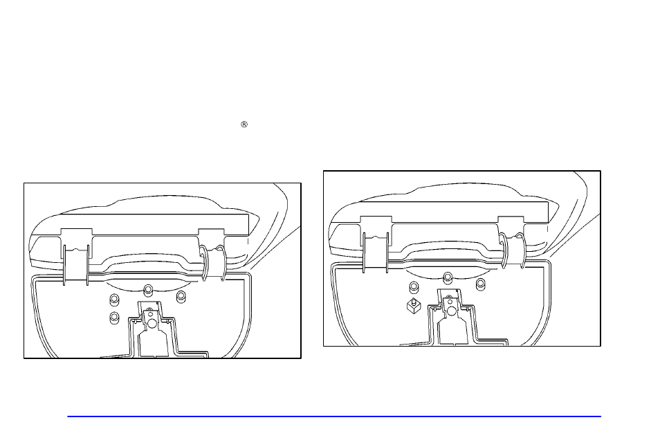 Garage door opener compartment | Oldsmobile 2000 Silhouette User Manual | Page 174 / 422