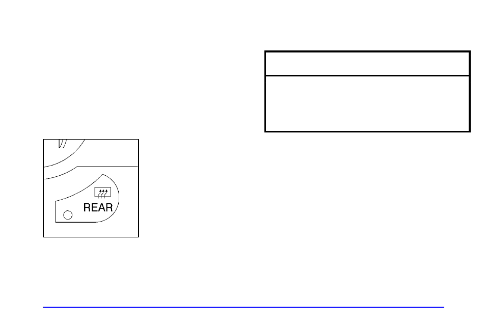 Rear window defogger (if equipped), Rear climate control (option), Notice | Oldsmobile 2000 Silhouette User Manual | Page 212 / 422