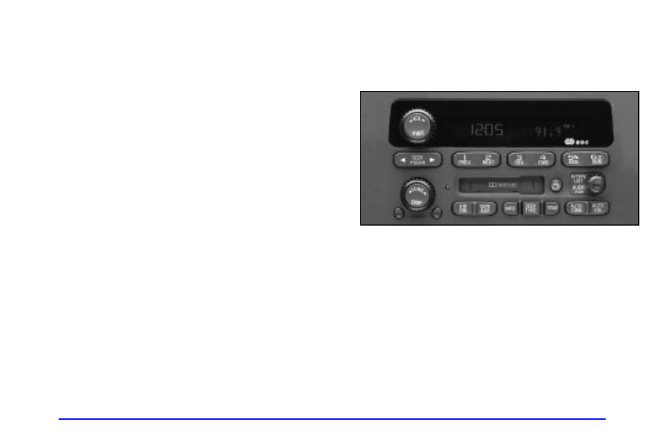 Audio systems, Setting the clock, Playing the radio | Fm stereo with cassette tape player | Oldsmobile 2000 Silhouette User Manual | Page 216 / 422