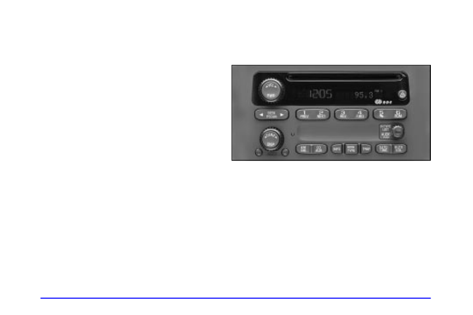 Tight/loose tape sensor defeat, Cd adapter kits, Playing the radio | Fm stereo with compact disc player | Oldsmobile 2000 Silhouette User Manual | Page 223 / 422