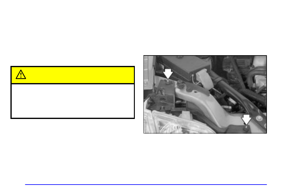 Bulb replacement, Halogen bulbs, Headlamps | Caution | Oldsmobile 2000 Silhouette User Manual | Page 349 / 422