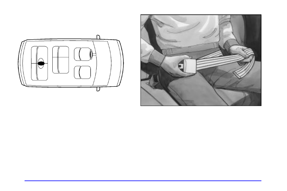 Center passenger position (bench seat), Lap belt | Oldsmobile 2000 Silhouette User Manual | Page 66 / 422