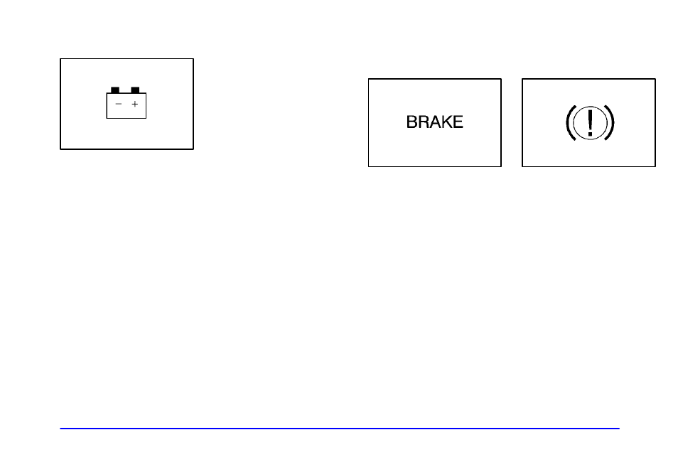 Charging system light, Brake system warning light | Oldsmobile 2000 Intrigue User Manual | Page 125 / 348