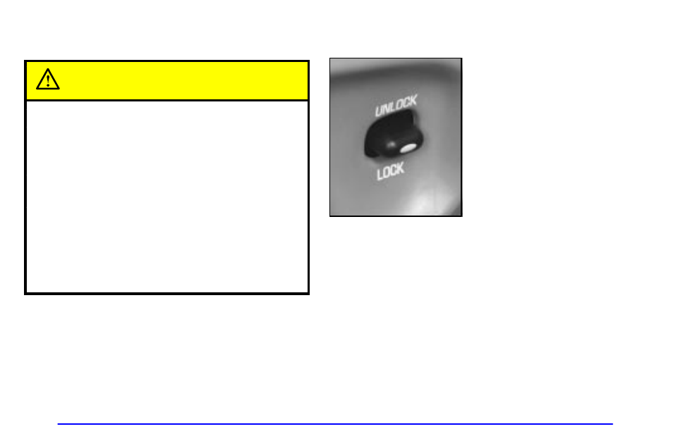 Door locks, Power door locks, Door locks caution | Oldsmobile 2000 Intrigue User Manual | Page 72 / 348