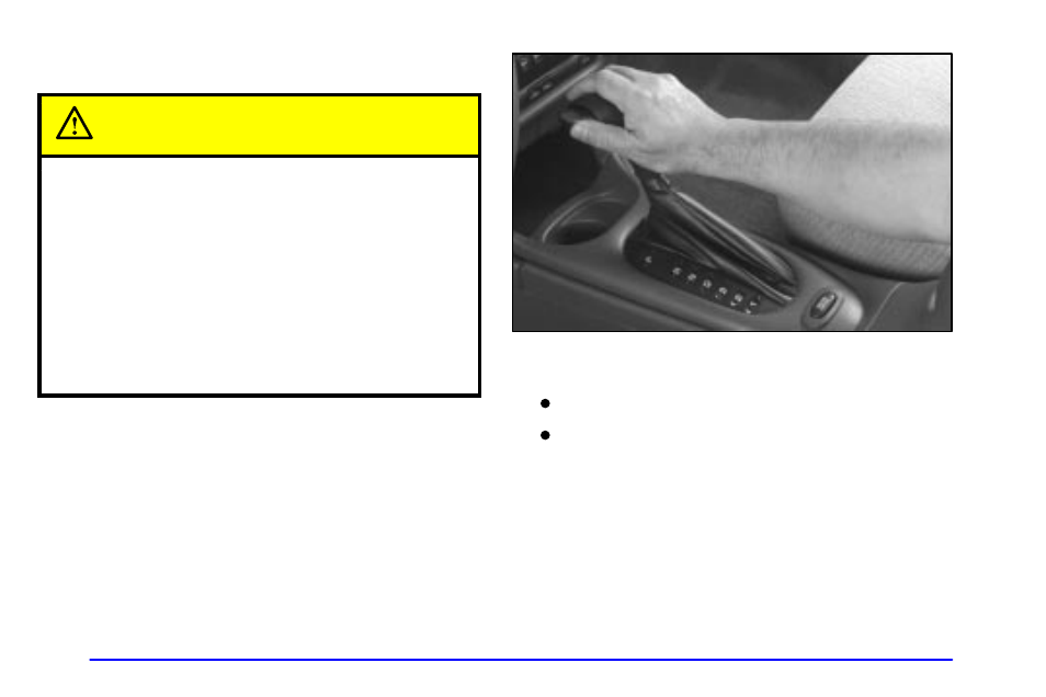 Shifting into park (p), Shifting into park (p) caution | Oldsmobile 2000 Intrigue User Manual | Page 92 / 348