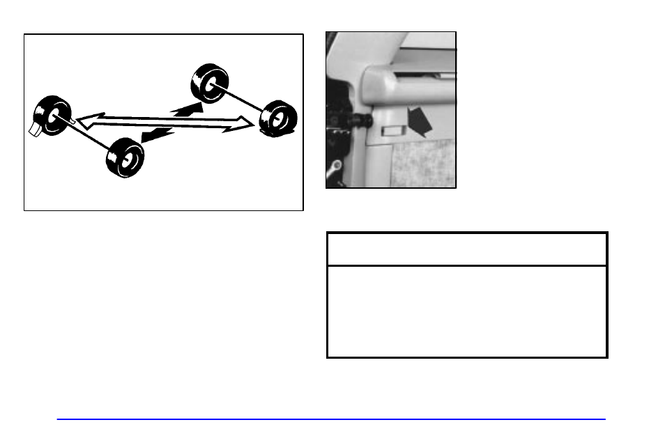 Removing the spare tire and tools, Notice | Oldsmobile 2000 Bravada User Manual | Page 227 / 364