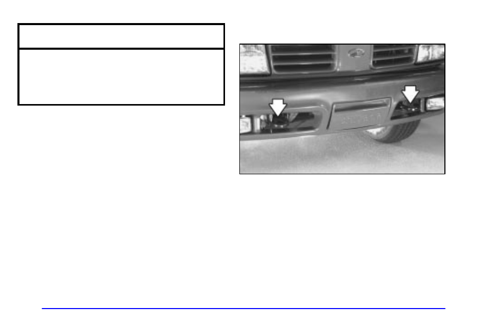 Rocking your vehicle to get it out, Using the recovery hooks, Notice | Oldsmobile 2000 Bravada User Manual | Page 237 / 364