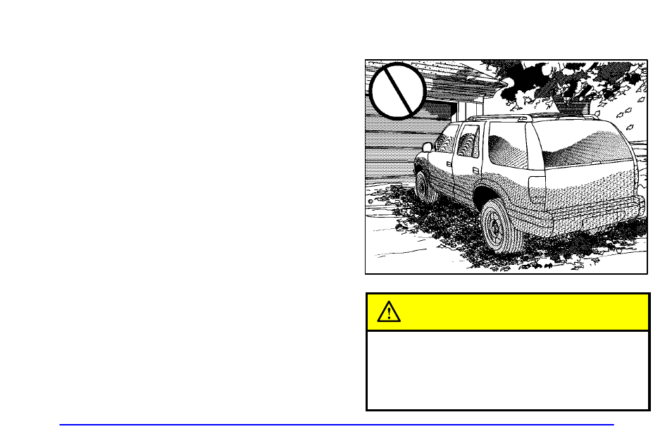 Shifting out of park (p), Parking over things that burn, Parking over things that burn caution | Oldsmobile 2000 Bravada User Manual | Page 88 / 364