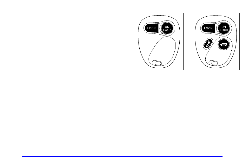 Remote lock control (option) | Oldsmobile 1999 Silhouette User Manual | Page 103 / 432