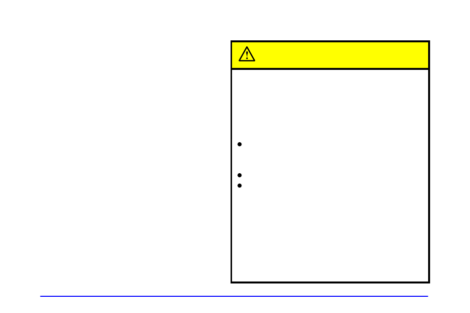 Caution | Oldsmobile 1999 Silhouette User Manual | Page 264 / 432