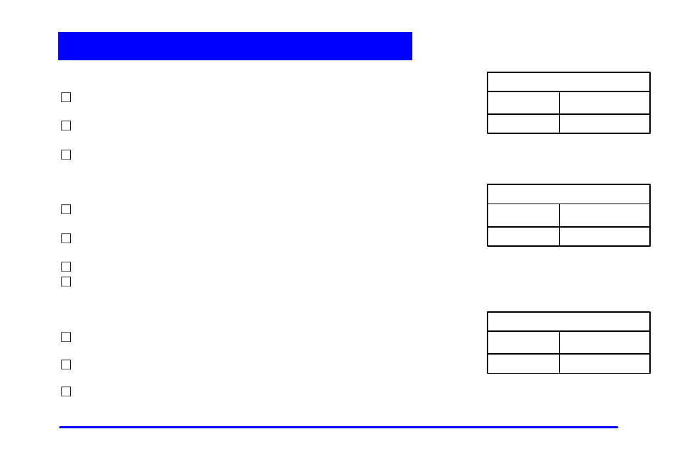 Long trip/highway scheduled maintenance | Oldsmobile 1999 Silhouette User Manual | Page 391 / 432