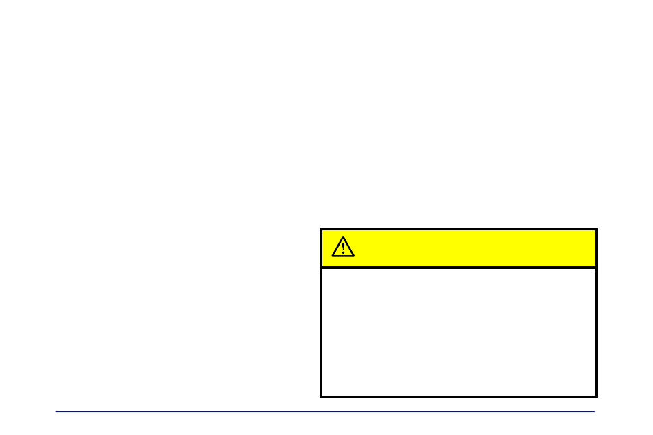 Caution | Oldsmobile 1999 Silhouette User Manual | Page 50 / 432