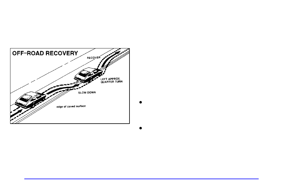 Road recovery, Passing | Oldsmobile 1999 Intrigue User Manual | Page 172 / 360