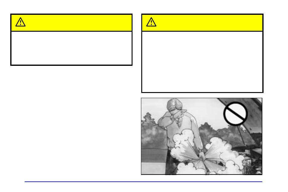 Caution | Oldsmobile 1999 Intrigue User Manual | Page 216 / 360