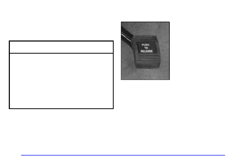 Notice, Parking brake | Oldsmobile 1999 Intrigue User Manual | Page 84 / 360