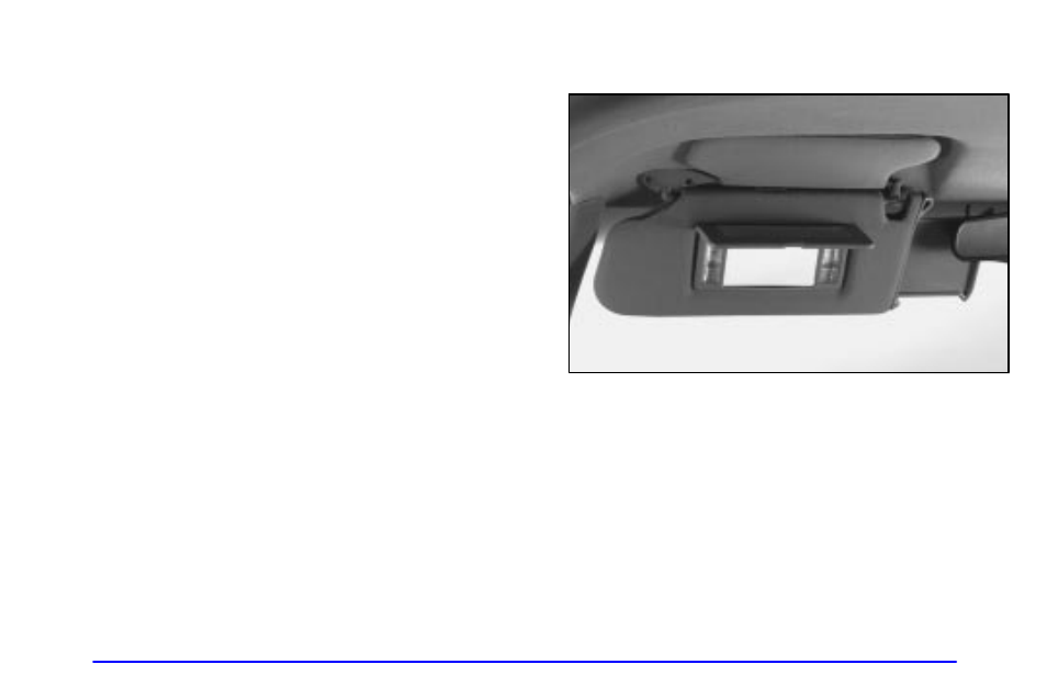 Sun visors | Oldsmobile 1999 Bravada User Manual | Page 107 / 368