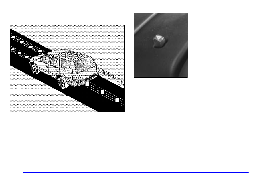 Hazard warning flashers | Oldsmobile 1999 Bravada User Manual | Page 206 / 368