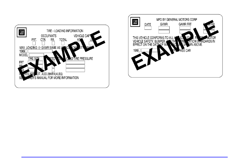 Loading your vehicle | Oldsmobile 1999 Aurora User Manual | Page 200 / 360