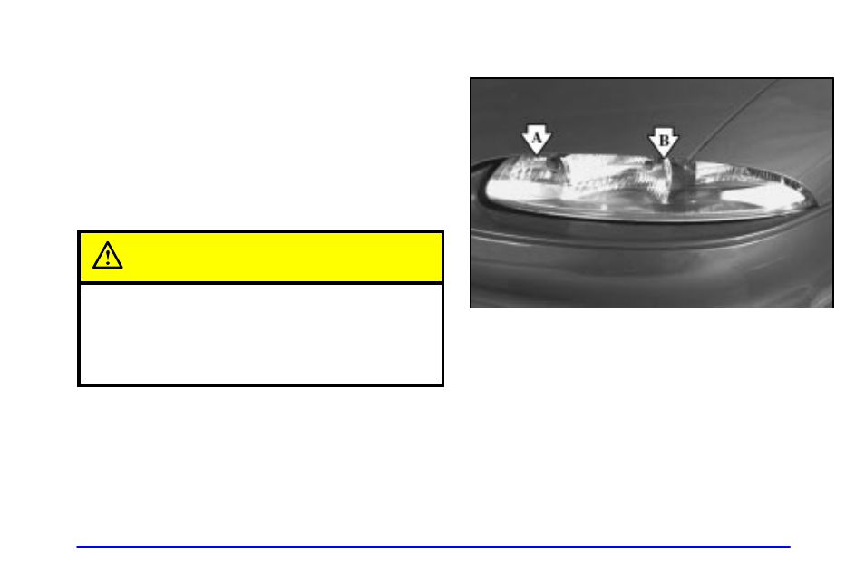 Bulb replacement, Caution | Oldsmobile 1999 Aurora User Manual | Page 271 / 360