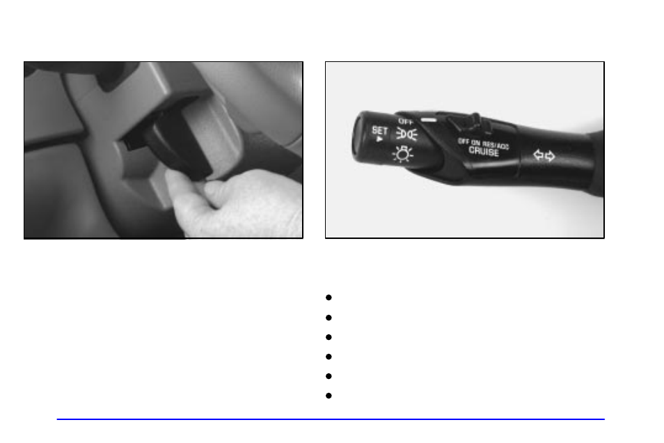 Tilt wheel, Turn signal/multifunction lever | Oldsmobile 1999 Aurora User Manual | Page 92 / 360