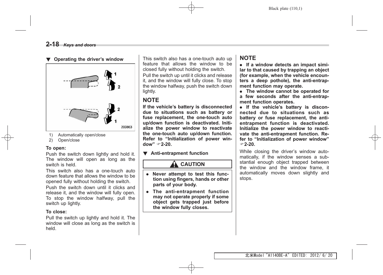 Subaru 2013 Impreza User Manual | Page 110 / 463
