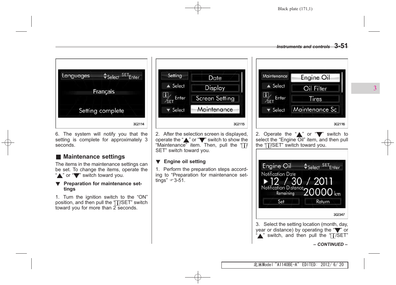 Subaru 2013 Impreza User Manual | Page 169 / 463