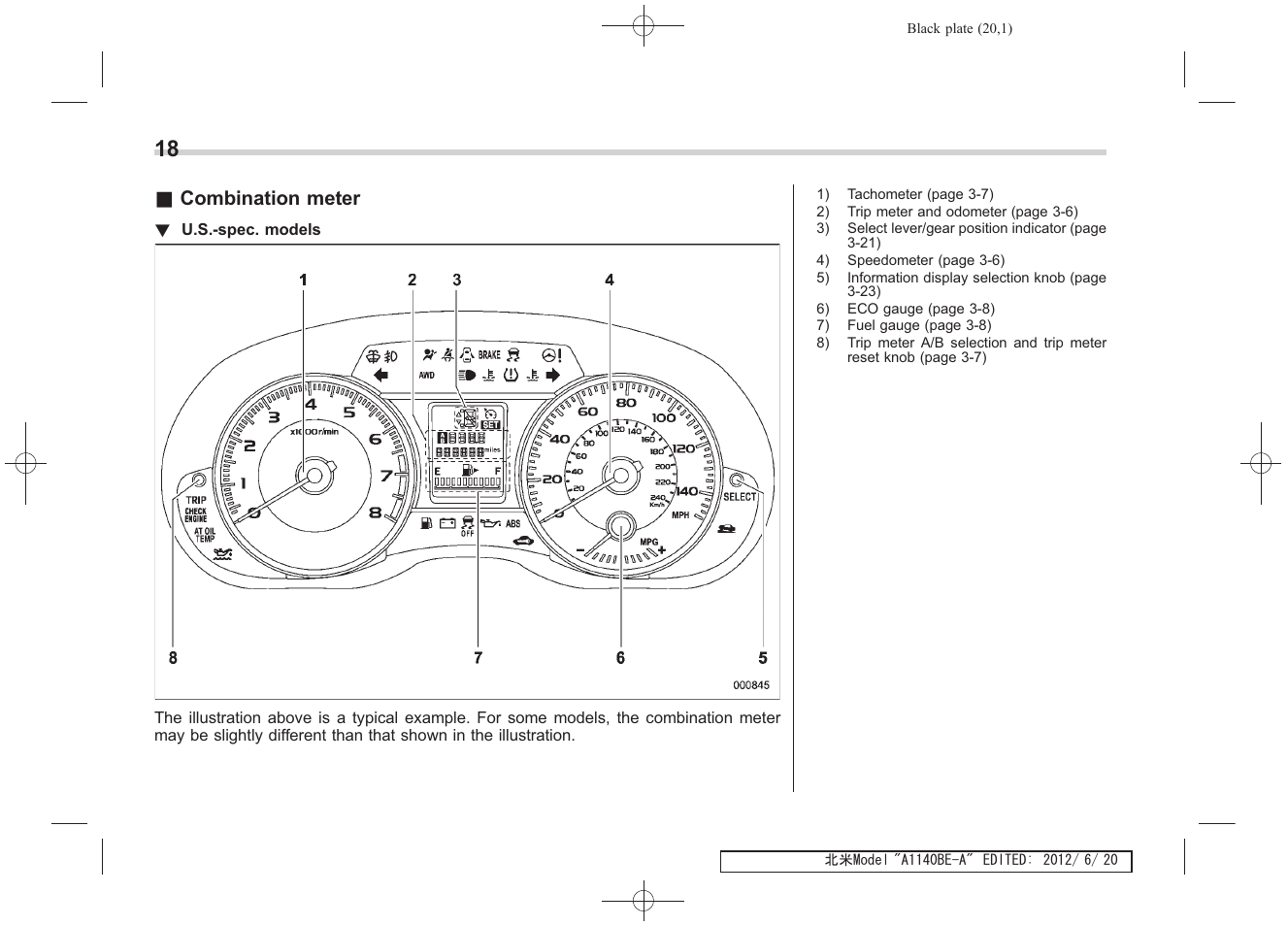 Subaru 2013 Impreza User Manual | Page 22 / 463