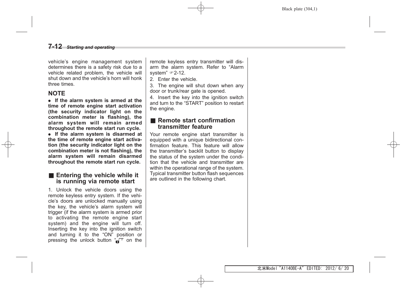 Subaru 2013 Impreza User Manual | Page 294 / 463