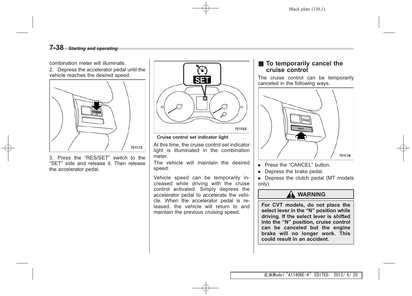 Subaru 2013 Impreza User Manual | Page 320 / 463