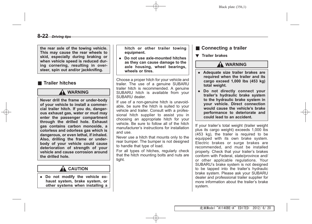 Subaru 2013 Impreza User Manual | Page 344 / 463