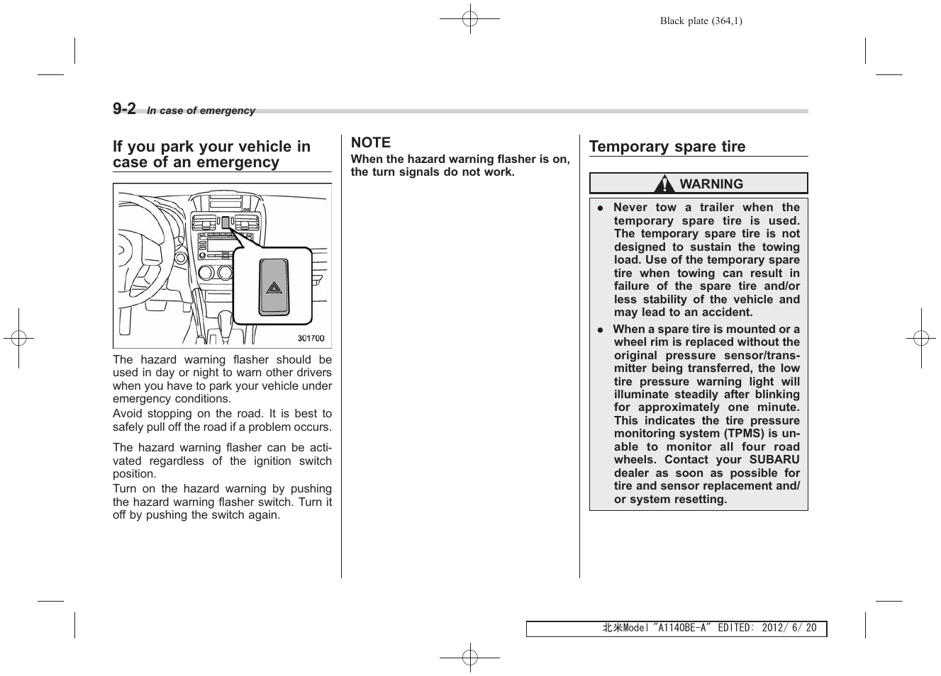 Subaru 2013 Impreza User Manual | Page 350 / 463