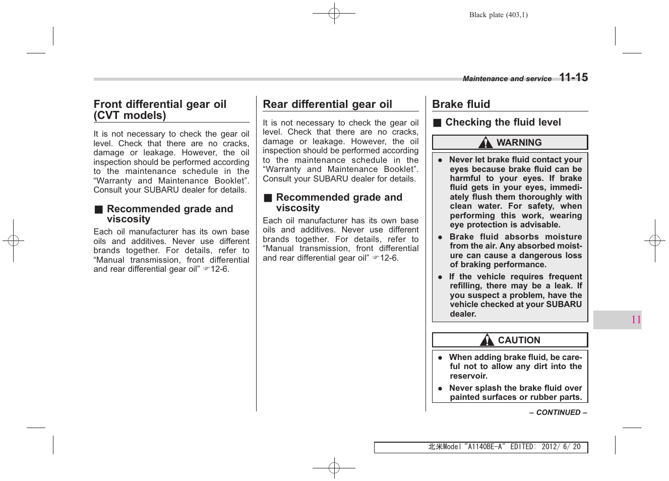 Subaru 2013 Impreza User Manual | Page 385 / 463