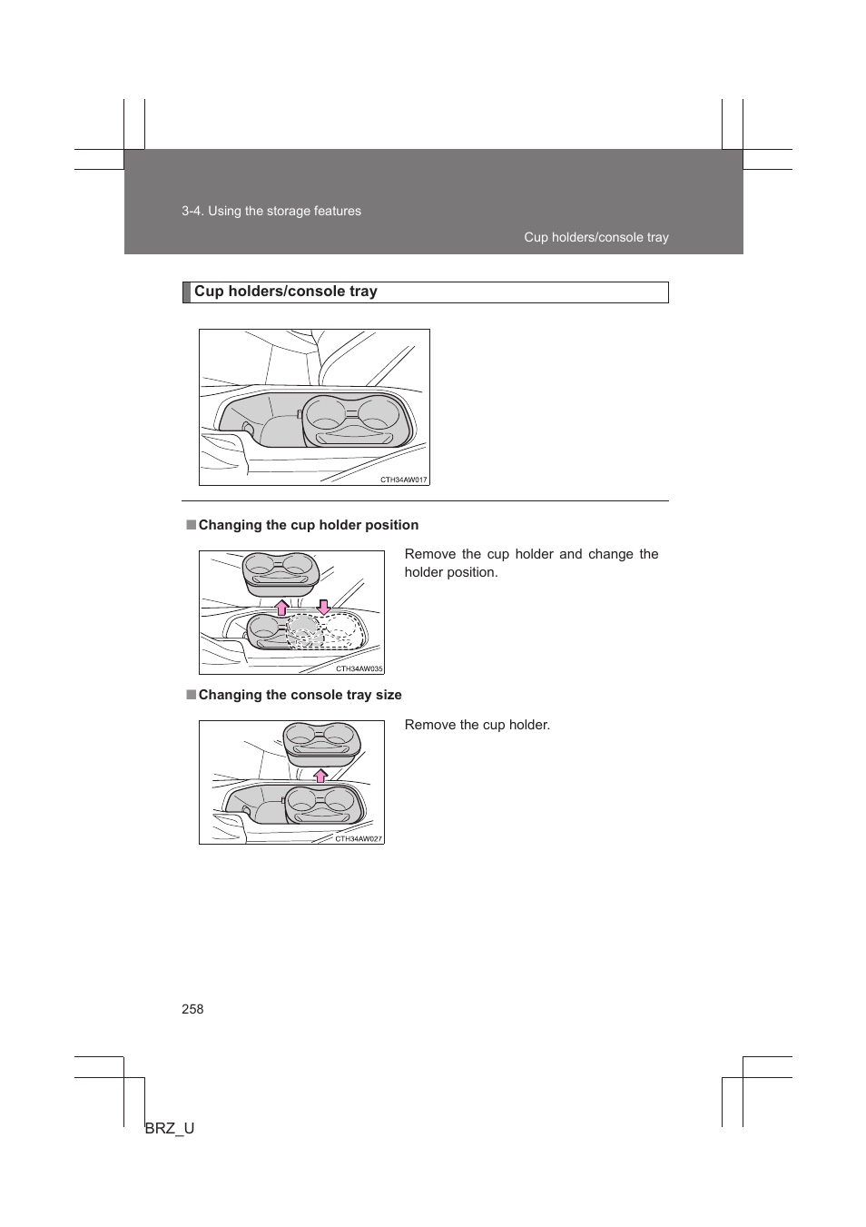 Subaru 2013 BRZ User Manual | Page 260 / 486