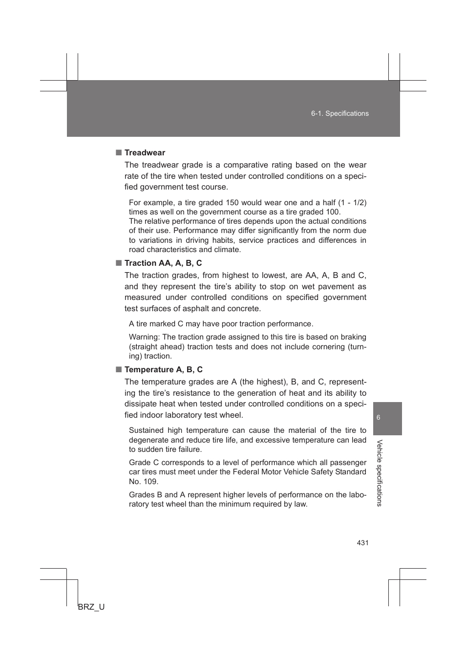 Subaru 2013 BRZ User Manual | Page 433 / 486