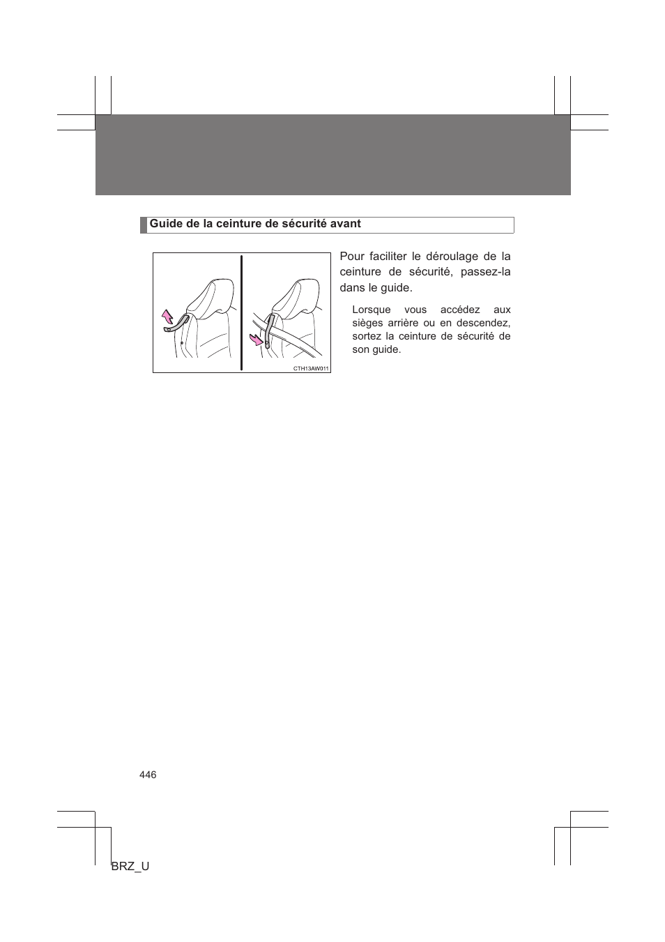 Subaru 2013 BRZ User Manual | Page 448 / 486