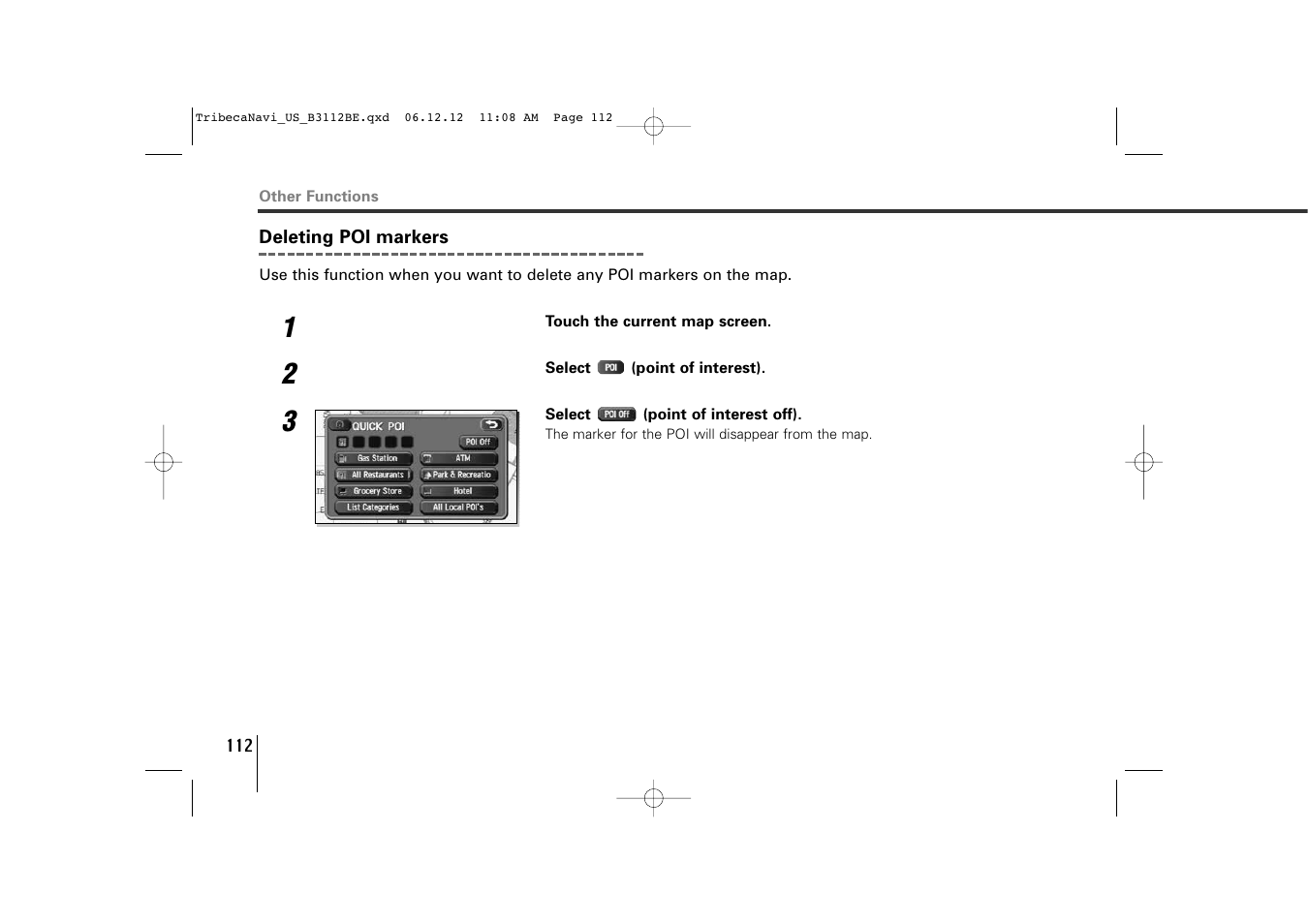 Subaru 2012 Tribeca Navigation System User Manual | Page 113 / 126