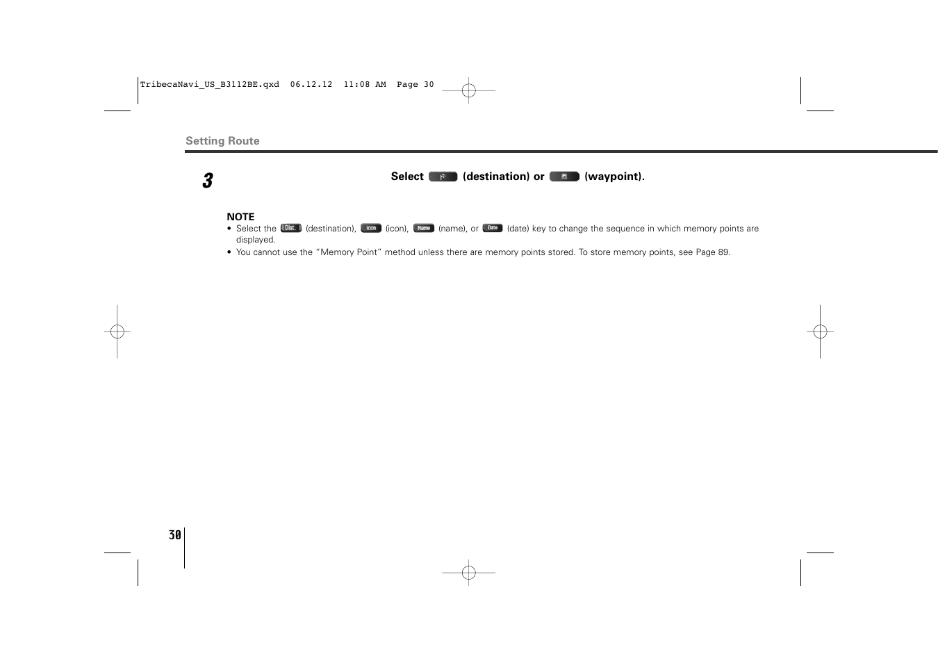 Subaru 2012 Tribeca Navigation System User Manual | Page 31 / 126